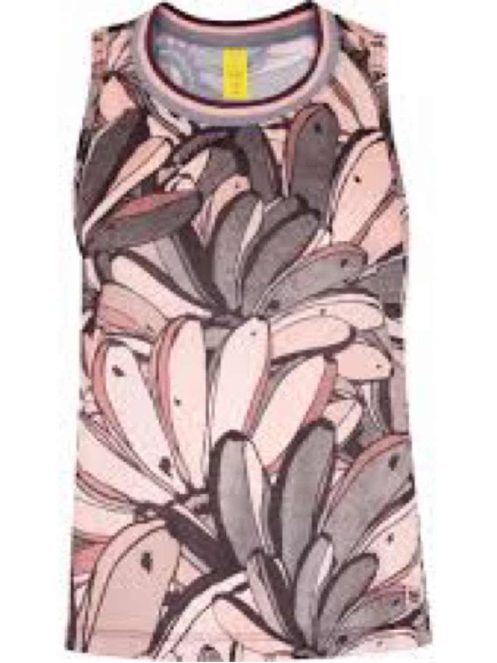 NWT FARM Viva! Pink Banana Print Sleeveless Workout Tank Sz M